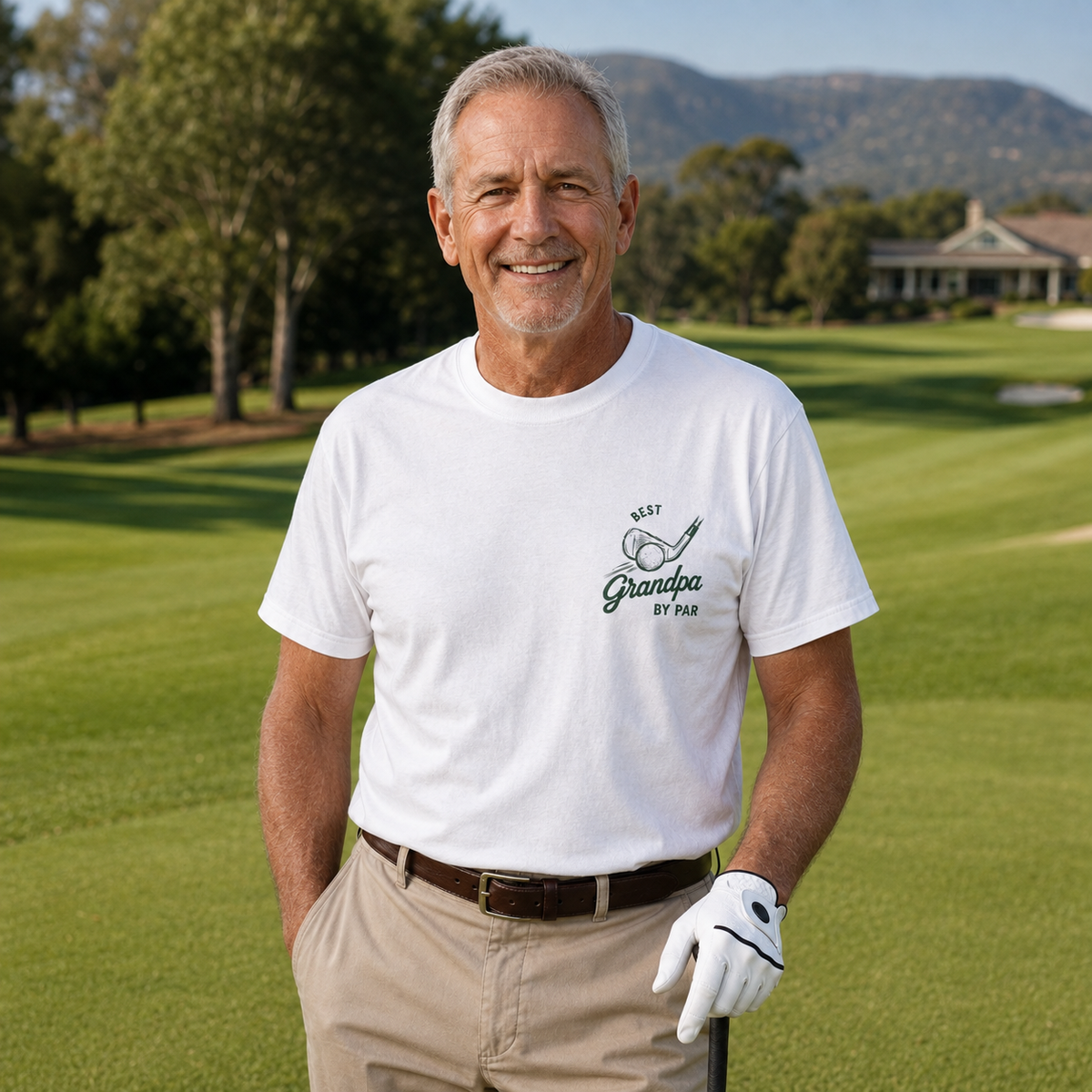 Best Grandpa By Par Golf T-Shirt
