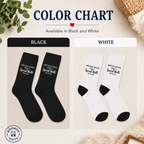 Personalized Father of the Bride Socks