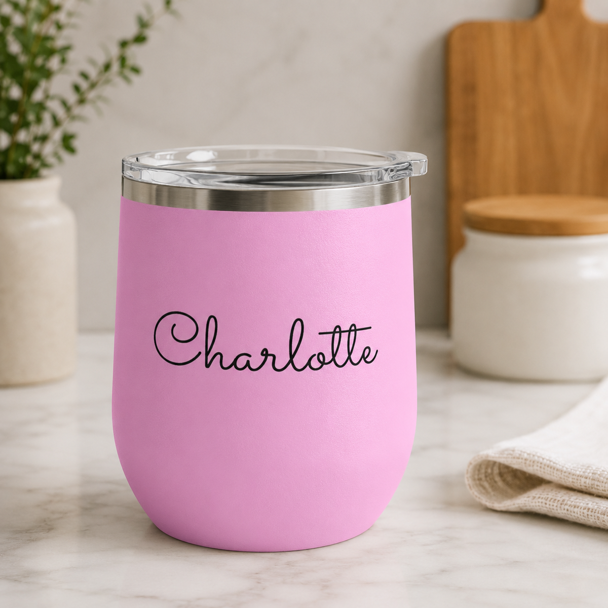 Custom Name Wine Tumbler