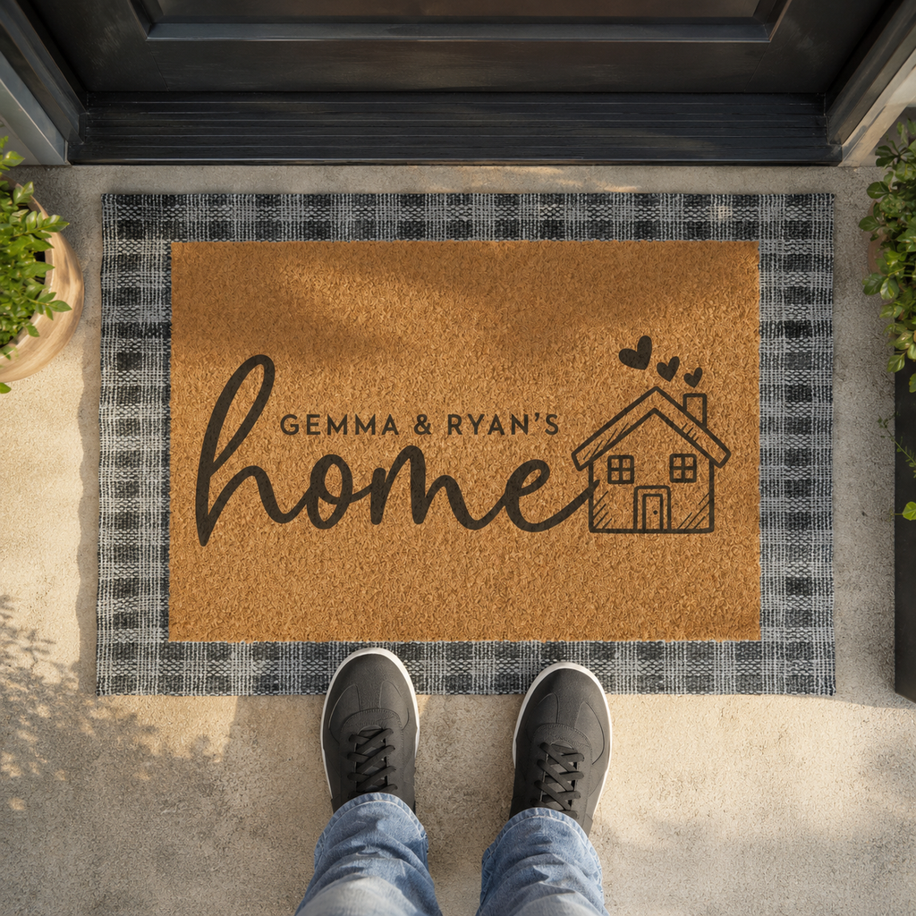 Personalized Couples Doormat
