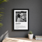 Personalized Definition Framed Canvas