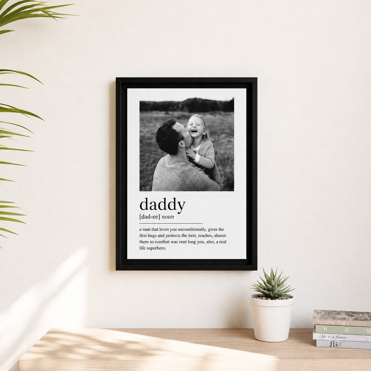 Personalized Definition Framed Canvas
