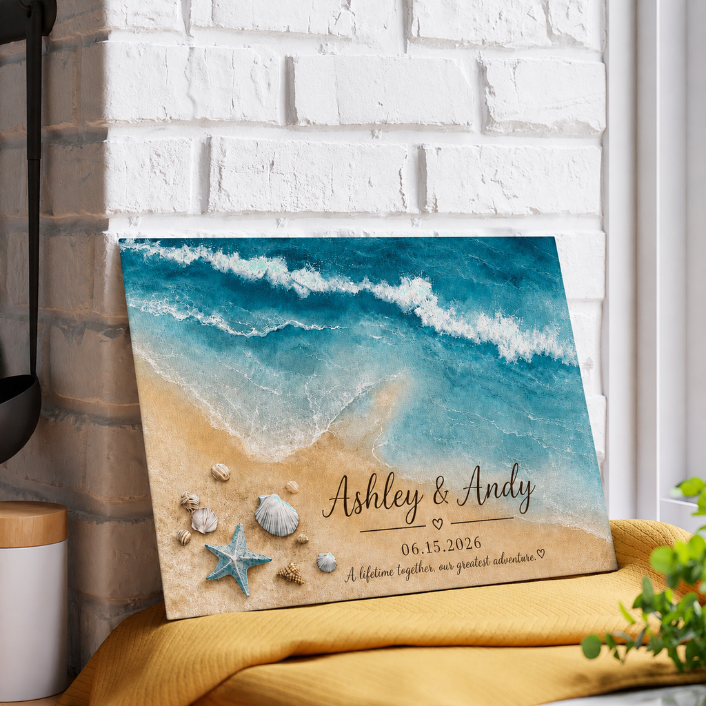 Ocean Wave Personalized Cutting Board