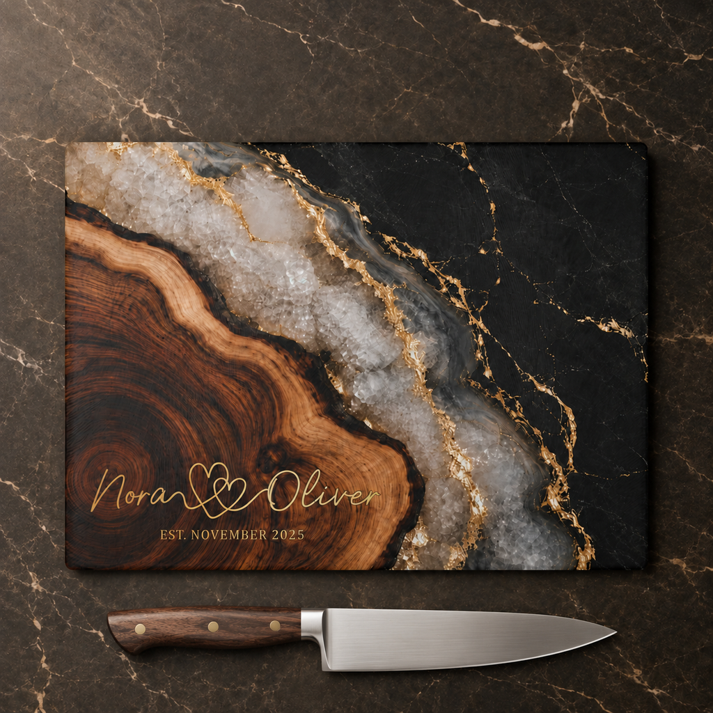 Marble & Agate Custom Cutting Board