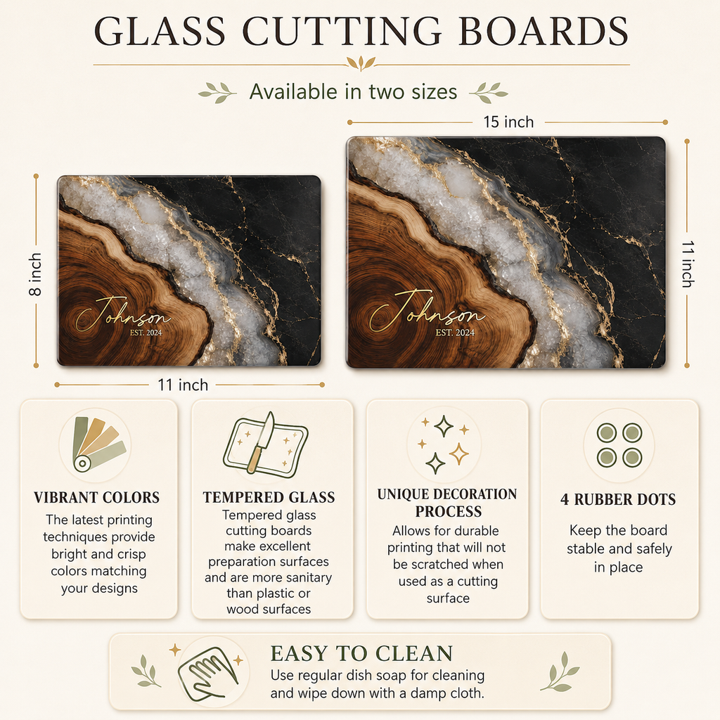 Marble & Agate Custom Cutting Board