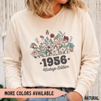 1956 Floral Birth Year Shirt