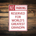 Grandpa No Parking Sign