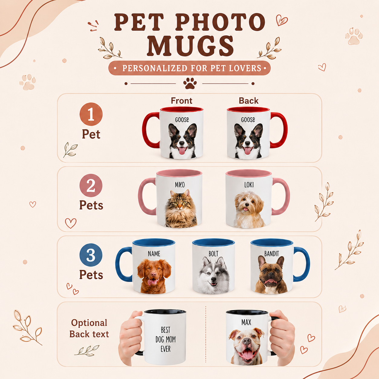 Custom Pet Portrait Mug