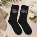 Personalized Father of the Bride Socks