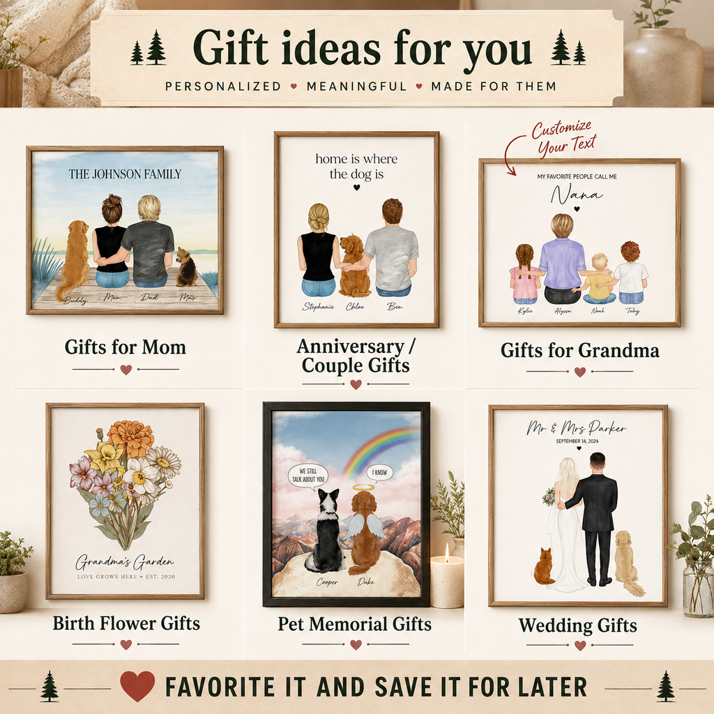 Custom Family Portrait Sign