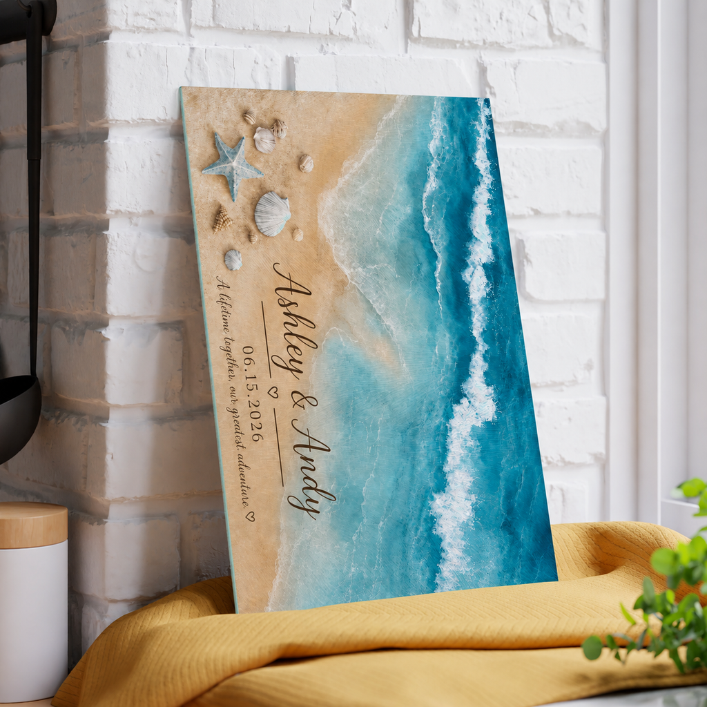 Ocean Wave Personalized Cutting Board