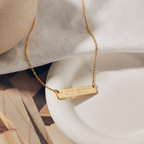 Personalized Name Bar Necklace