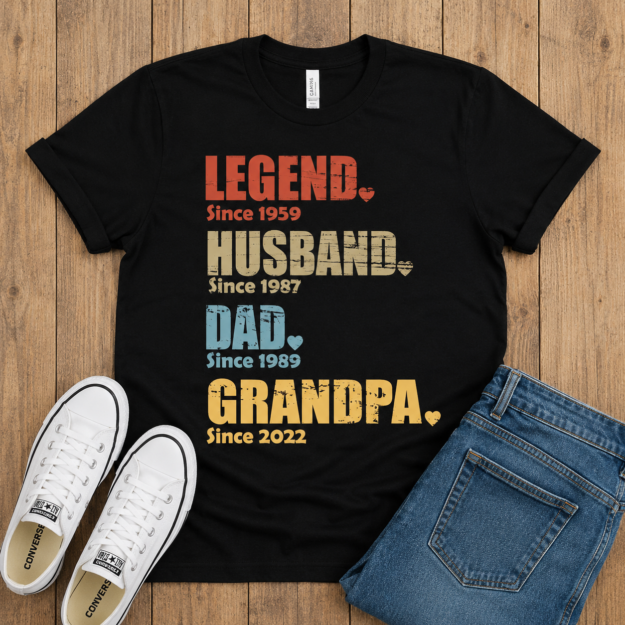 Personalized Legend Husband Dad Grandpa Shirt