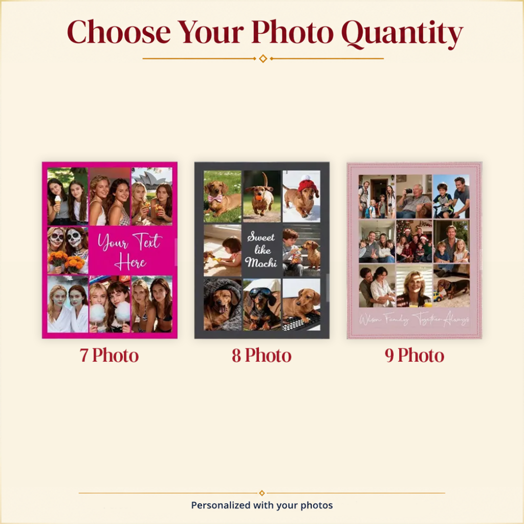 Personalized Memory Photo Blanket