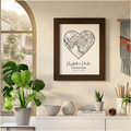 Personalized Home Map Sign