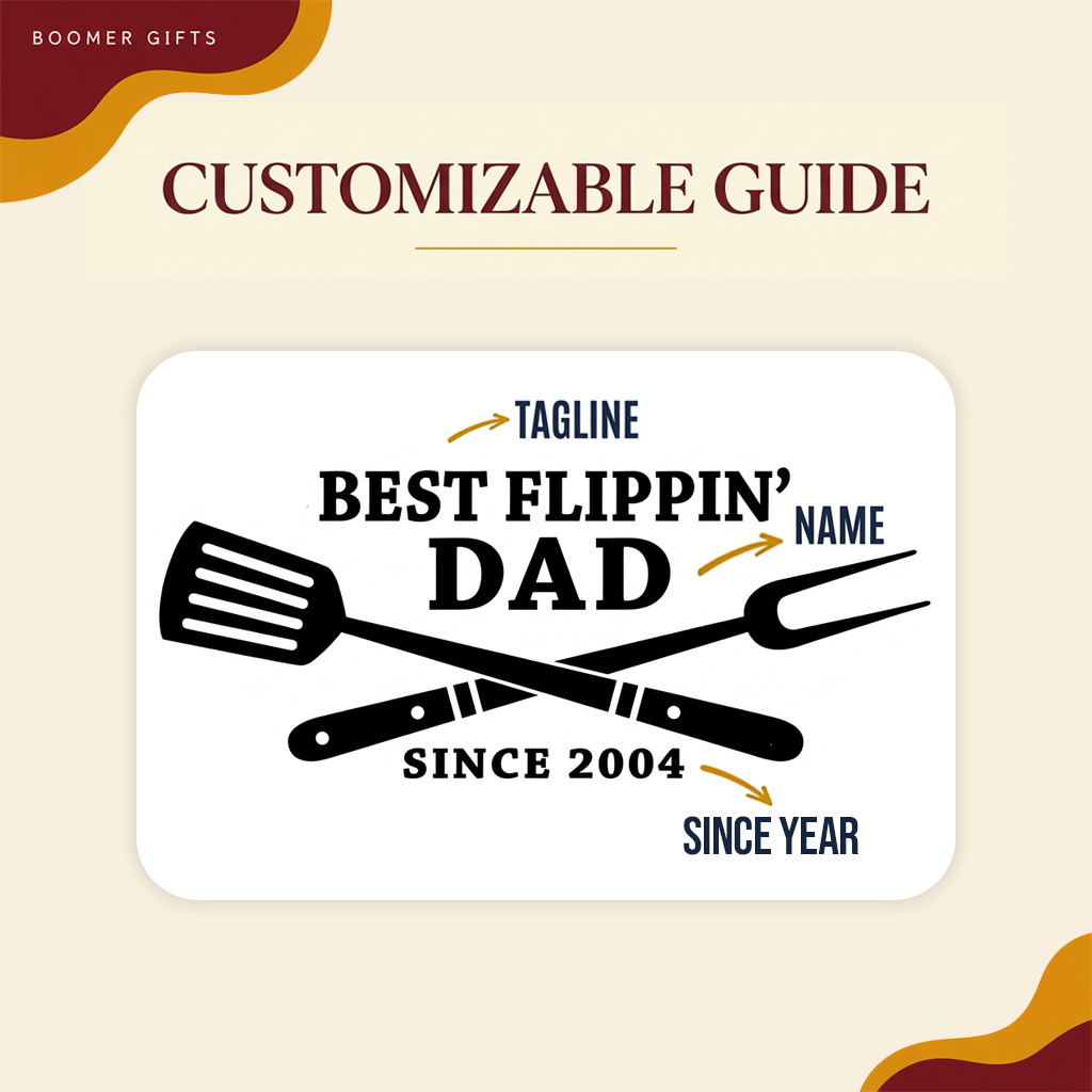 Best Flippin' Dad BBQ Grill Set
