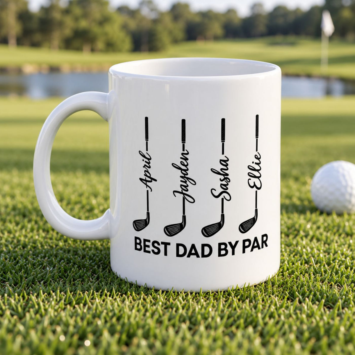 Custom Best Dad by Par Mug