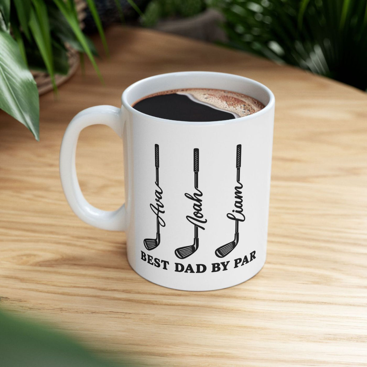 Custom Best Dad by Par Mug