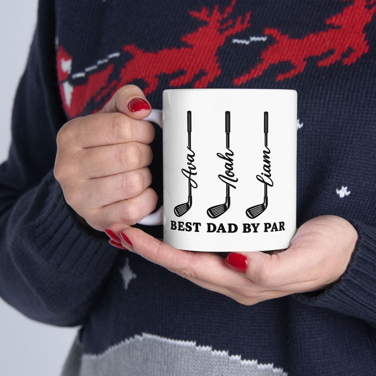 Custom Best Dad by Par Mug