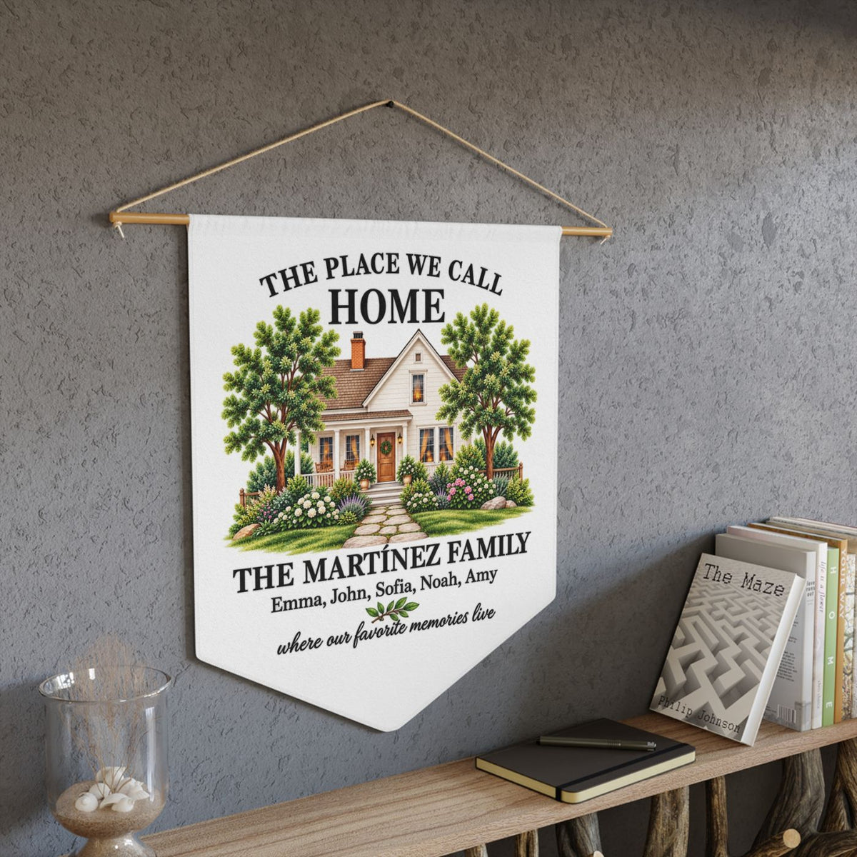 Personalized Family Name Pennant