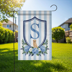 Custom Pet Monogram Garden Flag