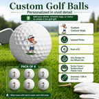 Custom Cartoon Golf Balls