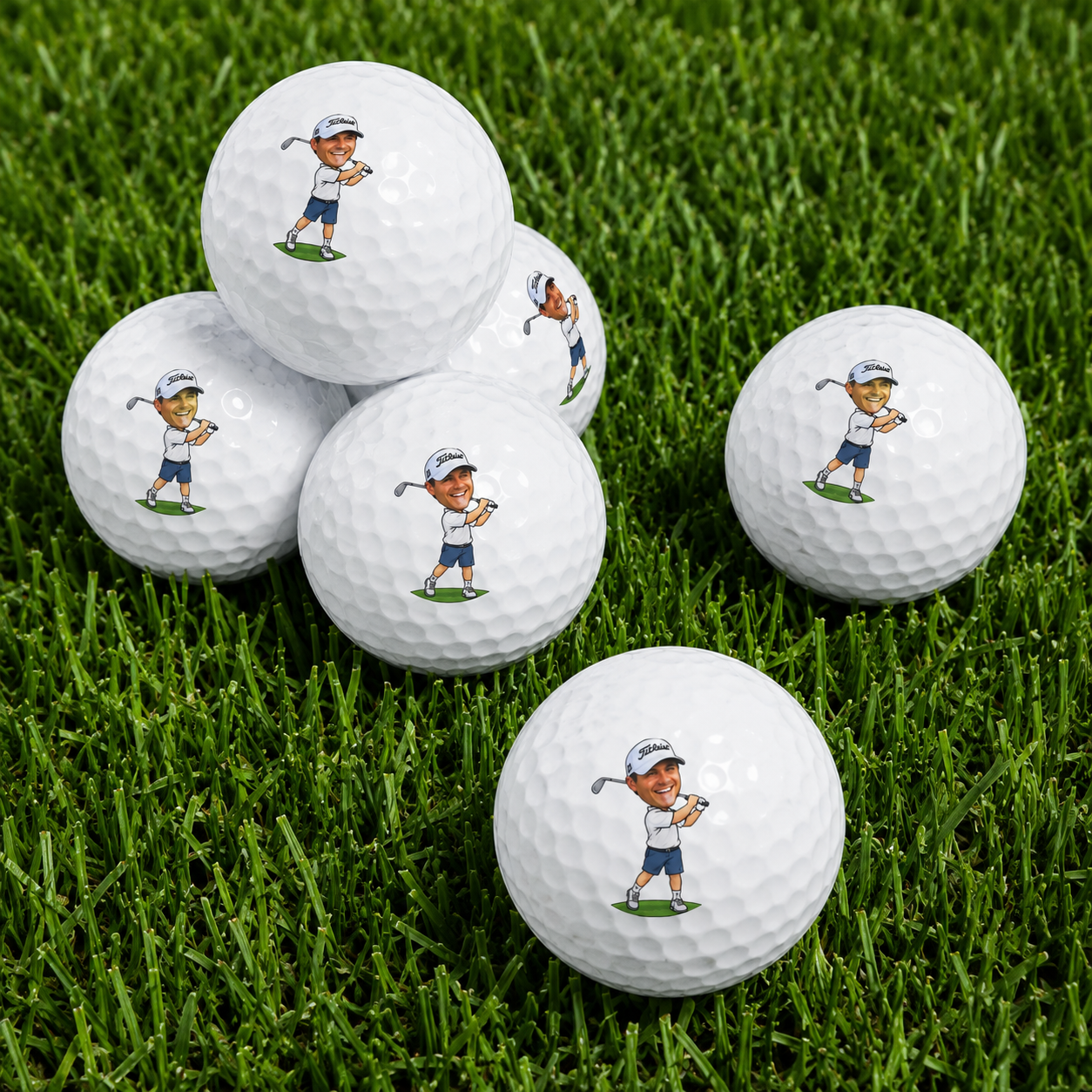 Custom Cartoon Golf Balls