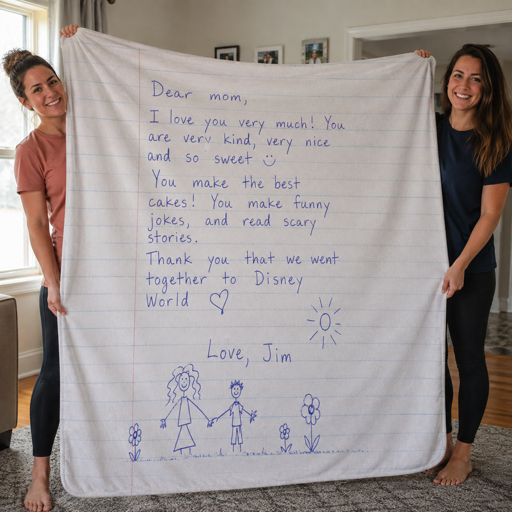 Custom Love Letter Blanket