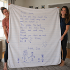 Custom Love Letter Blanket