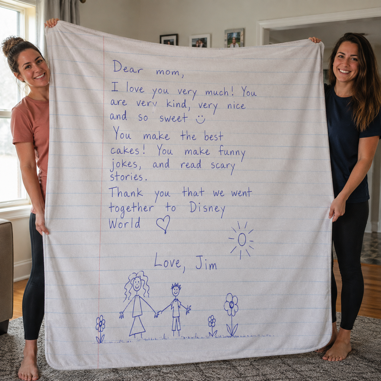 Custom Love Letter Blanket