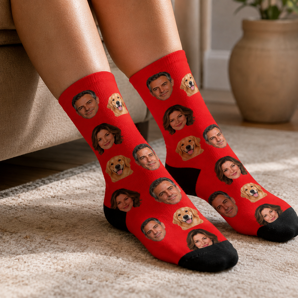 Custom Multi-Face Socks