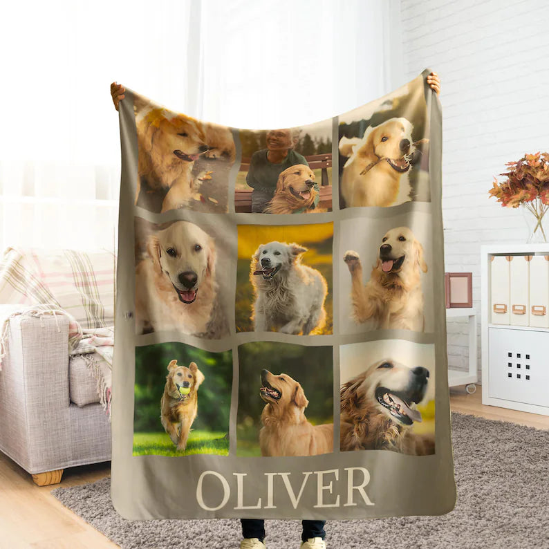 Family Name Photo Blanket