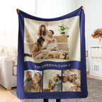 Family Name Photo Blanket