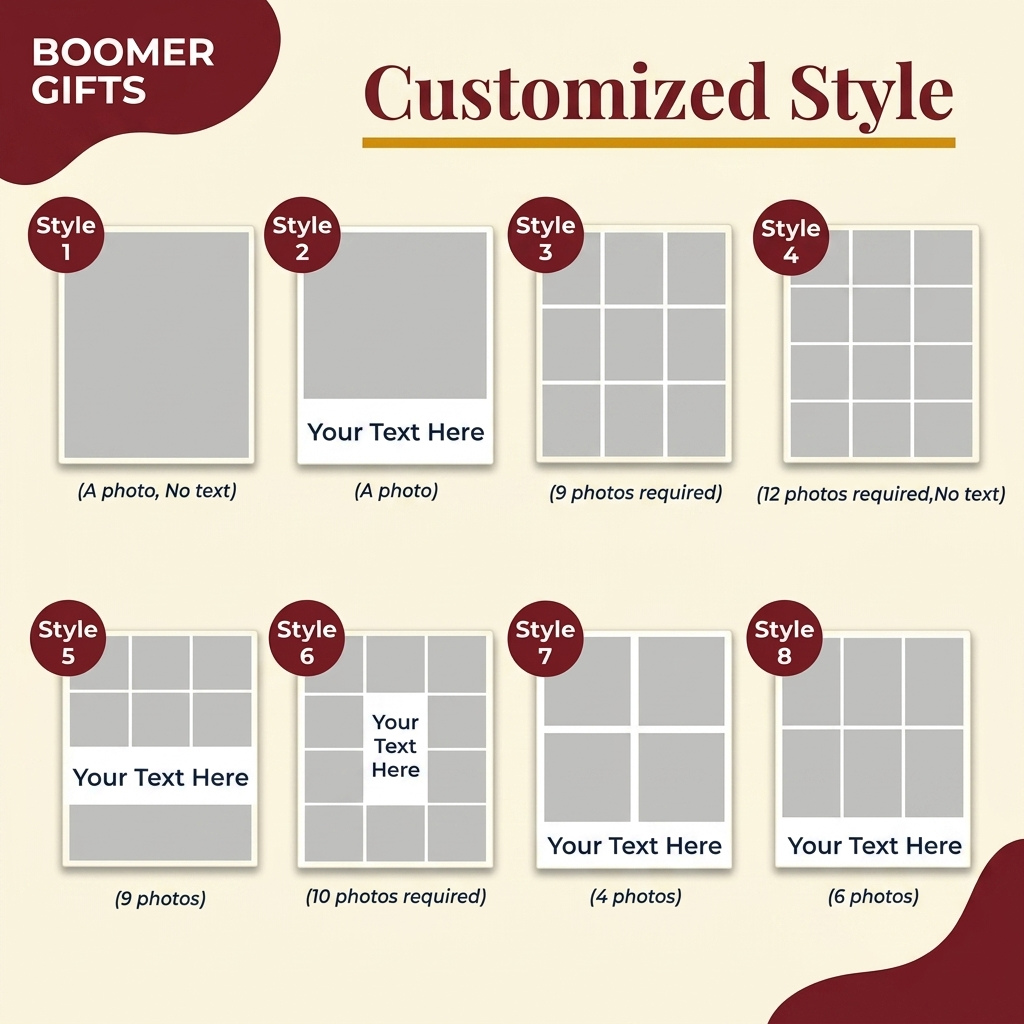 Personalized Family Photo Collage Blanket