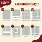 Personalized Family Photo Collage Blanket