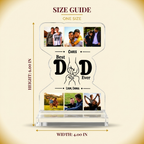 Best Dad Ever Personalized Acrylic Standee