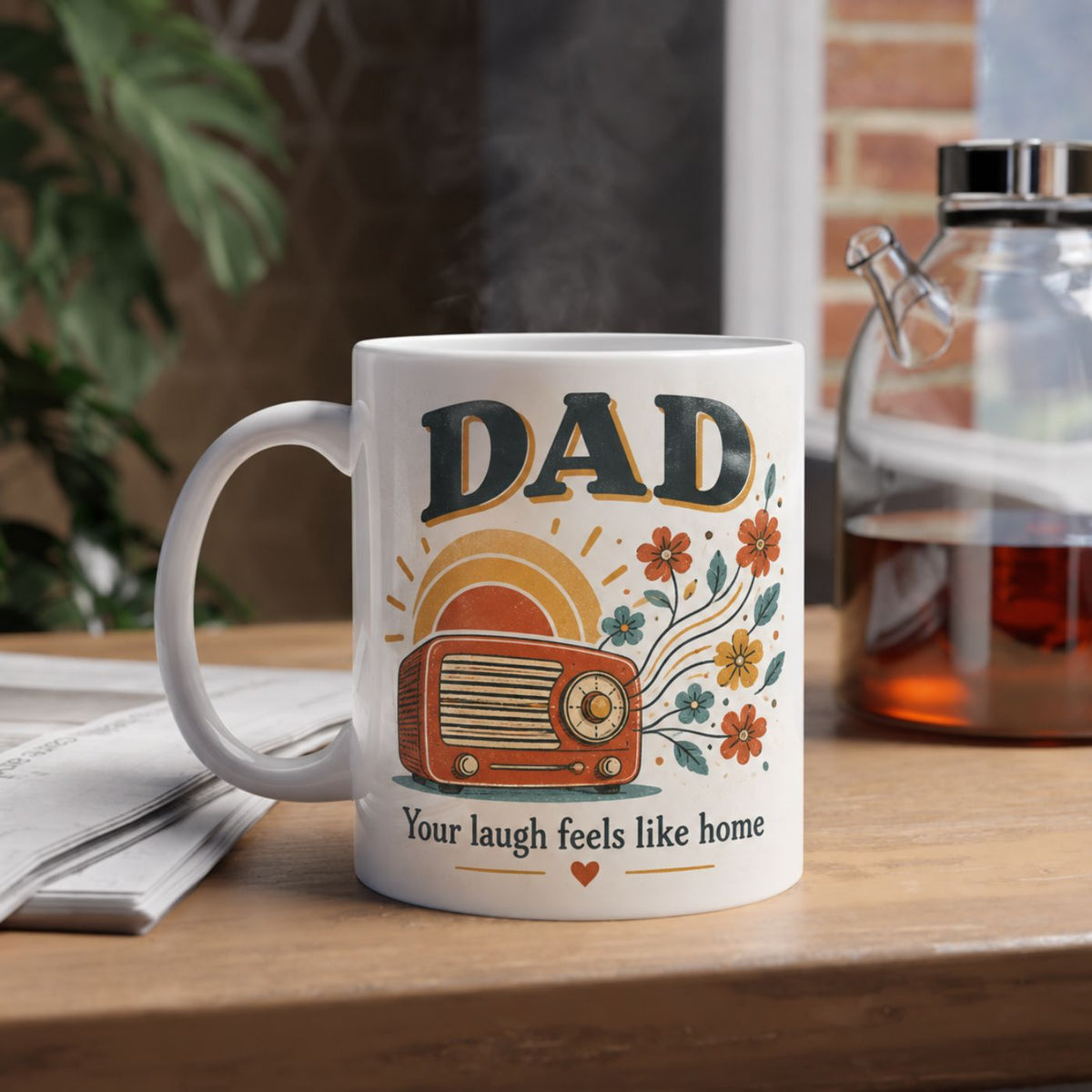 Dad Your Laugh Feels Like Home Mug