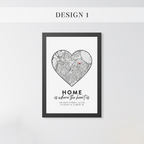 Personalized Home Map Sign
