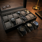 Personalized 12 Slot Watch Box
