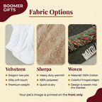 Custom Pet Portrait Blanket