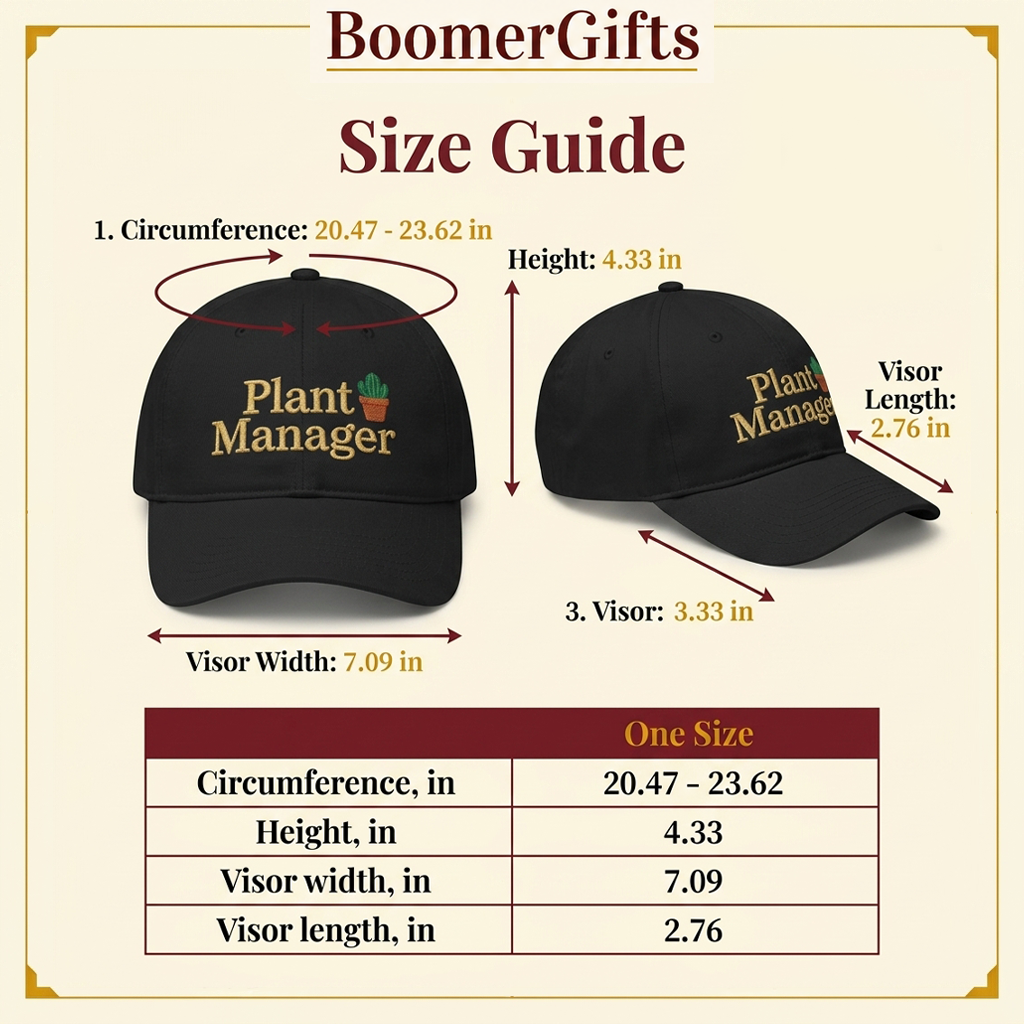 Plant Manager Embroidered Hat