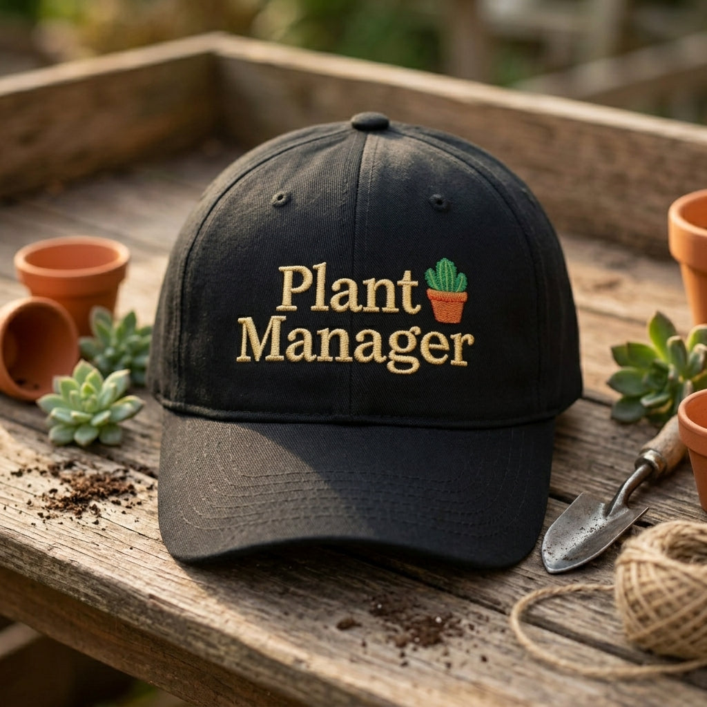 Plant Manager Embroidered Hat