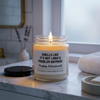 Funny Retirement Candle with Custom Name
