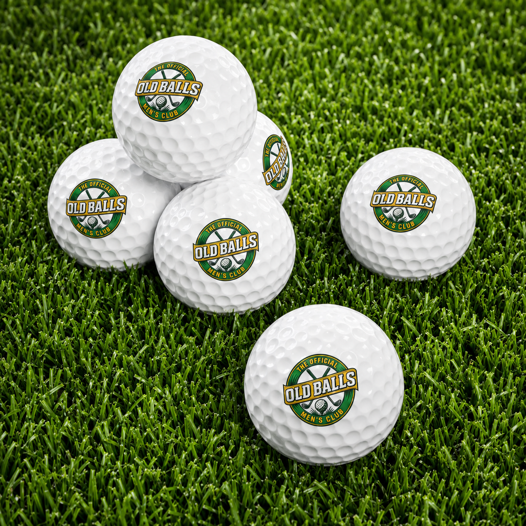 Funny Old Man Golf Balls