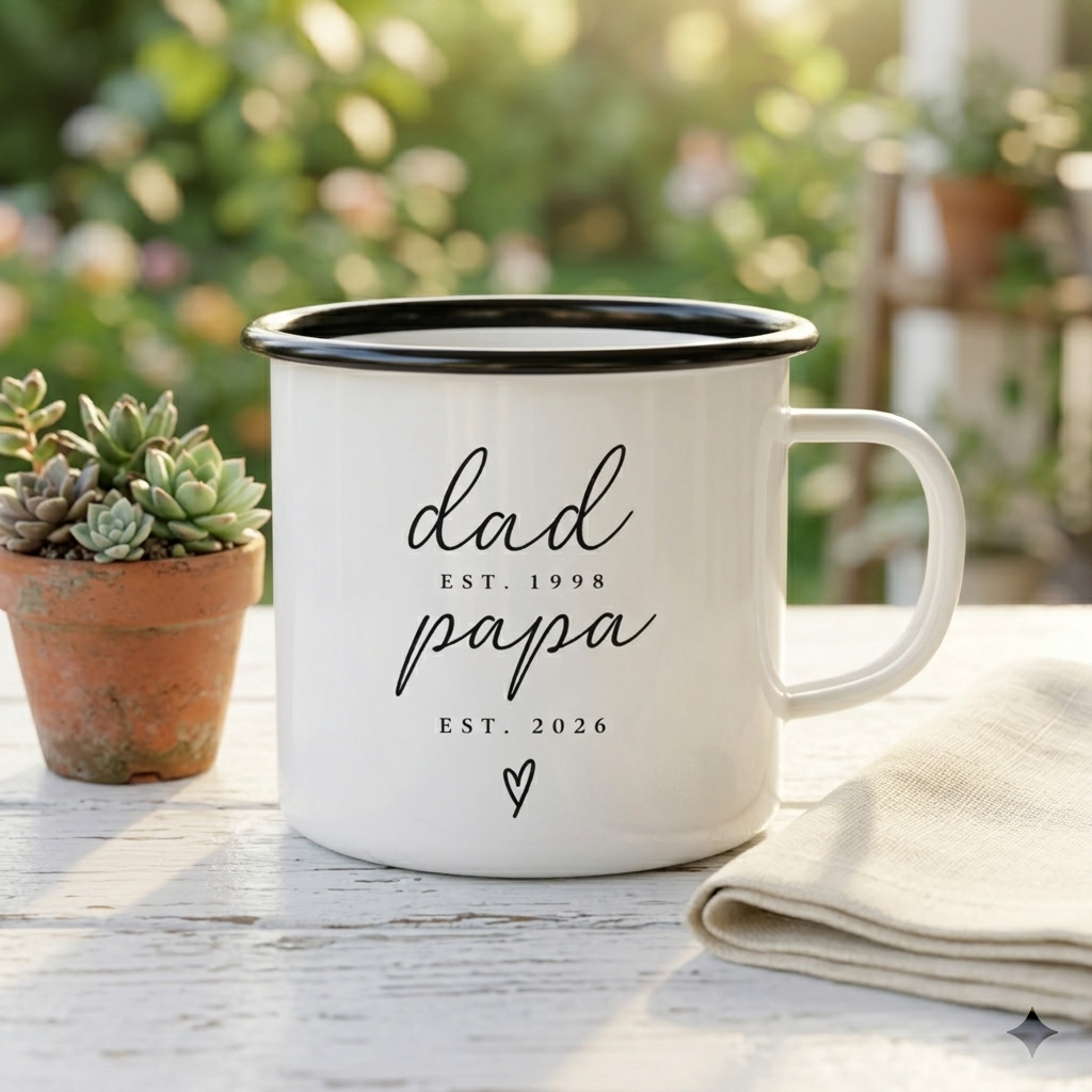 Dad and Grandpa Est. Mug