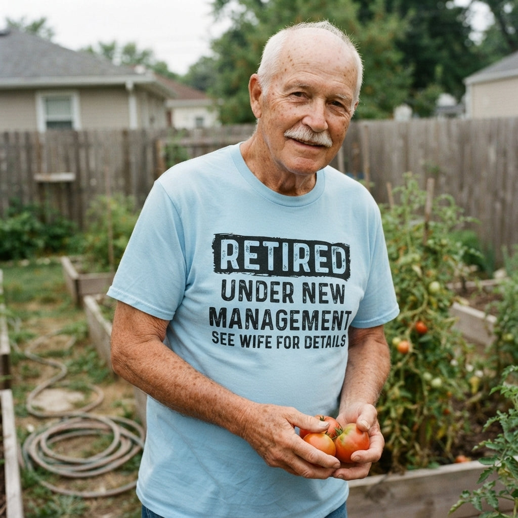 Retired Under New Management Shirt