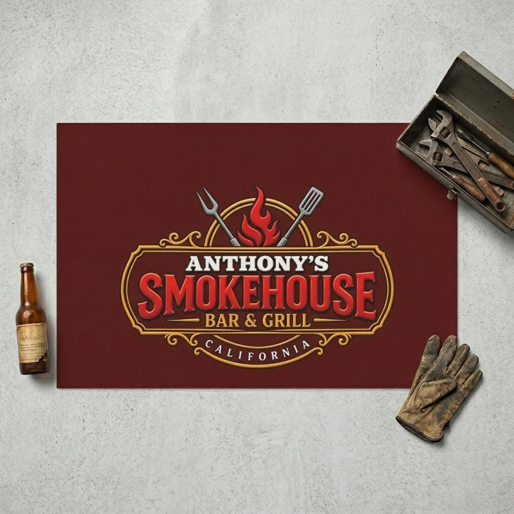 Personalized Grill Master Mat