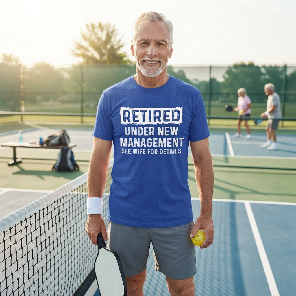 Retired Under New Management Shirt