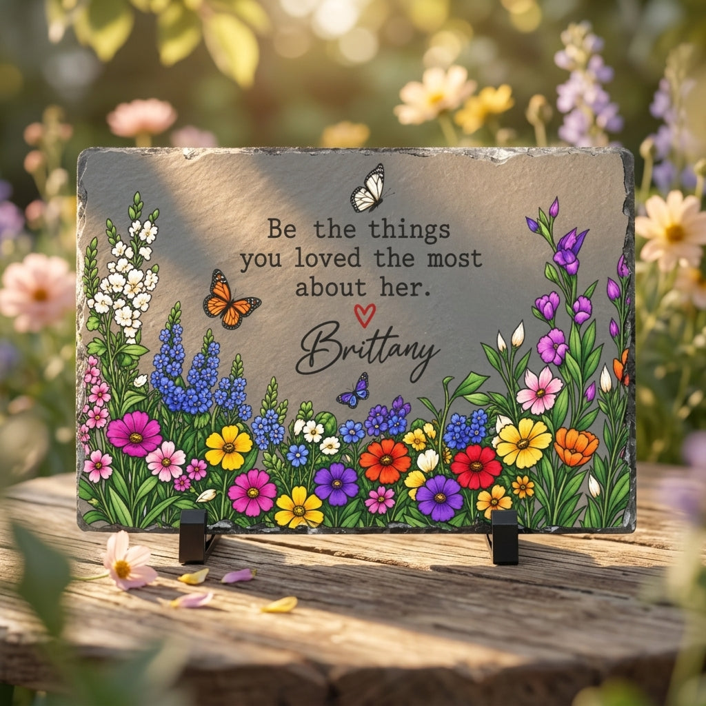 Personalized Slate Plaque for Mom