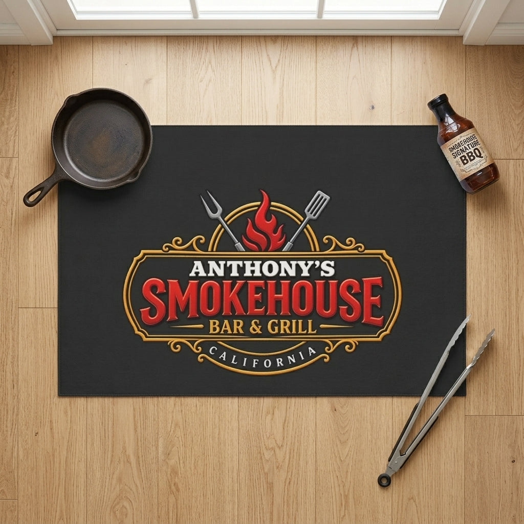 Personalized Grill Master Mat